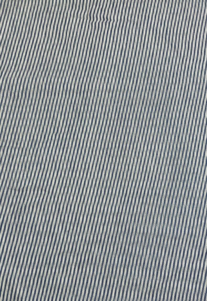 Sarah & Sally Baumwollschal gestreift blau